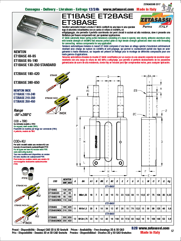 LINEAR TENSIONER LINEAR TENSIONER